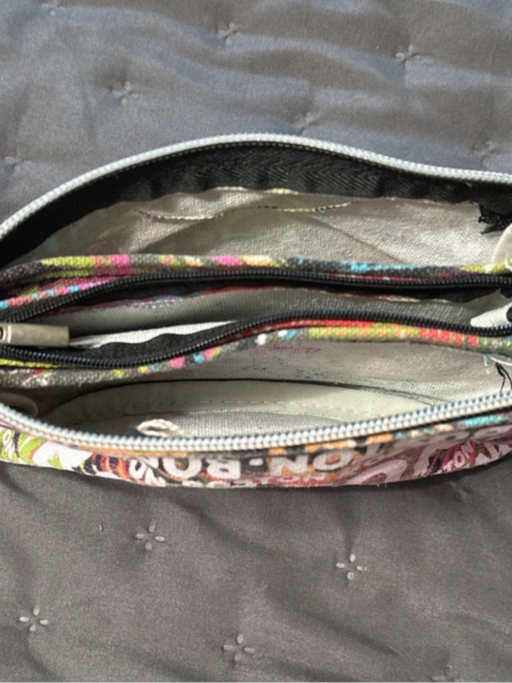 Robin Ruth Multicolor Boston Print Wristlet - Picture 4 of 7
